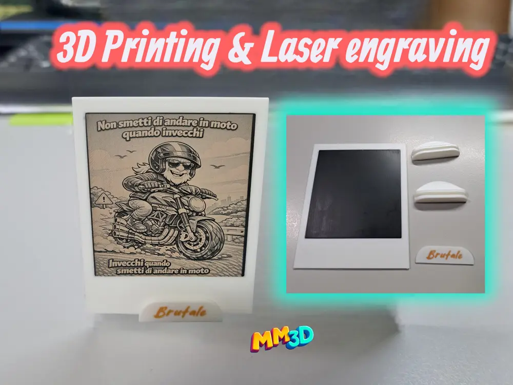 Polaroid Photo– Laser Engraving &  Photo Display