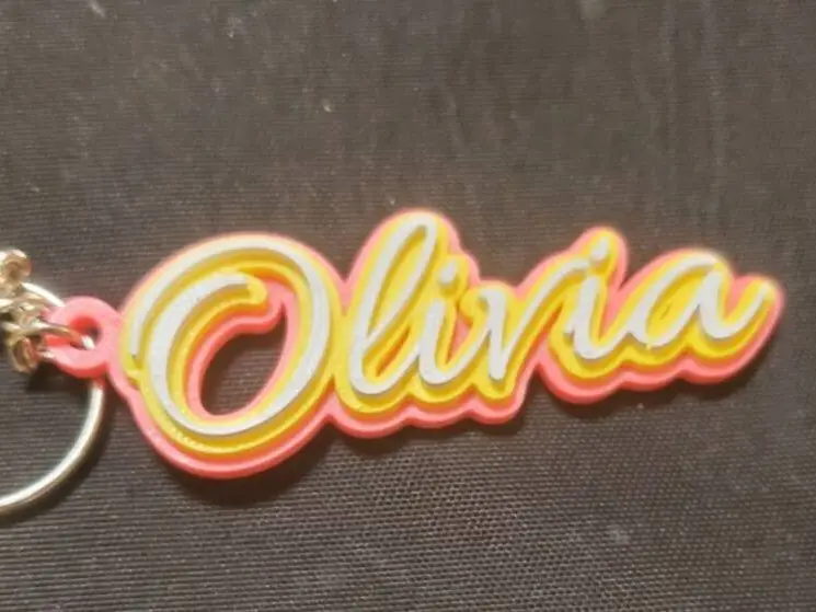 Llavero con nombre "Olivia"