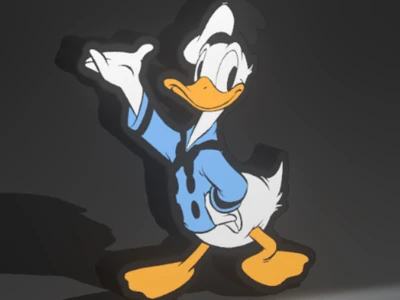Donald Duck Light Box