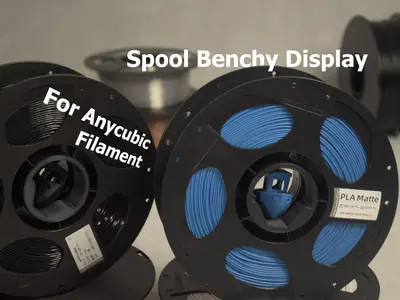 In-spool Benchy Display Holder – For anycubic spools