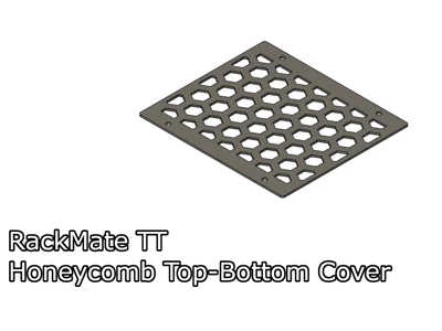 Top-Bottom Panel for RackMate TT - Honeycomb Pattern