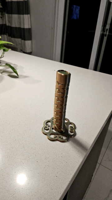Collapsible print in place katana