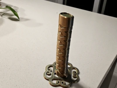 Collapsible print in place katana