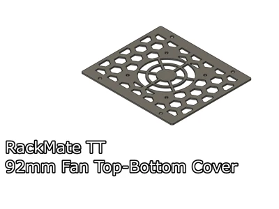 92 mm Fan Top-Bottom Cover for RackMate TT