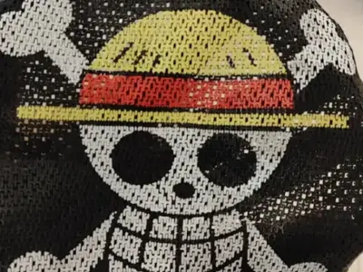 解压织物片 - 海贼王海贼旗版
