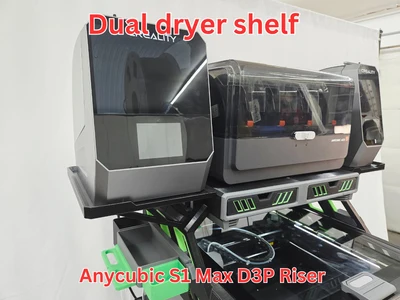 Dual dryer shelf extension for Kobra S1 Max D3P riser