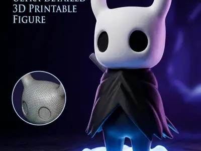 Hollow Knight – Easy Assembly 3D Model (No AMS Required)