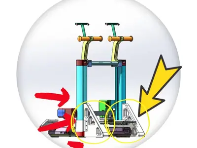KX Z-axis stabilization bracket