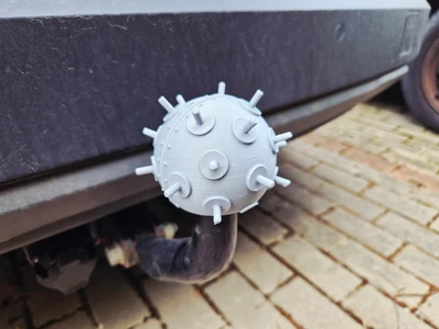 Sea Mine Hitch Ball cover