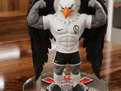 Gavião - Mascote do Corinthians - Supports