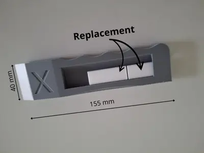 ANYCUBIC KOBRA X Scraper with replaceable tips
