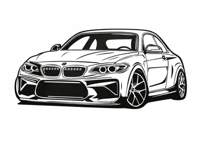 BMW M4 Wall art