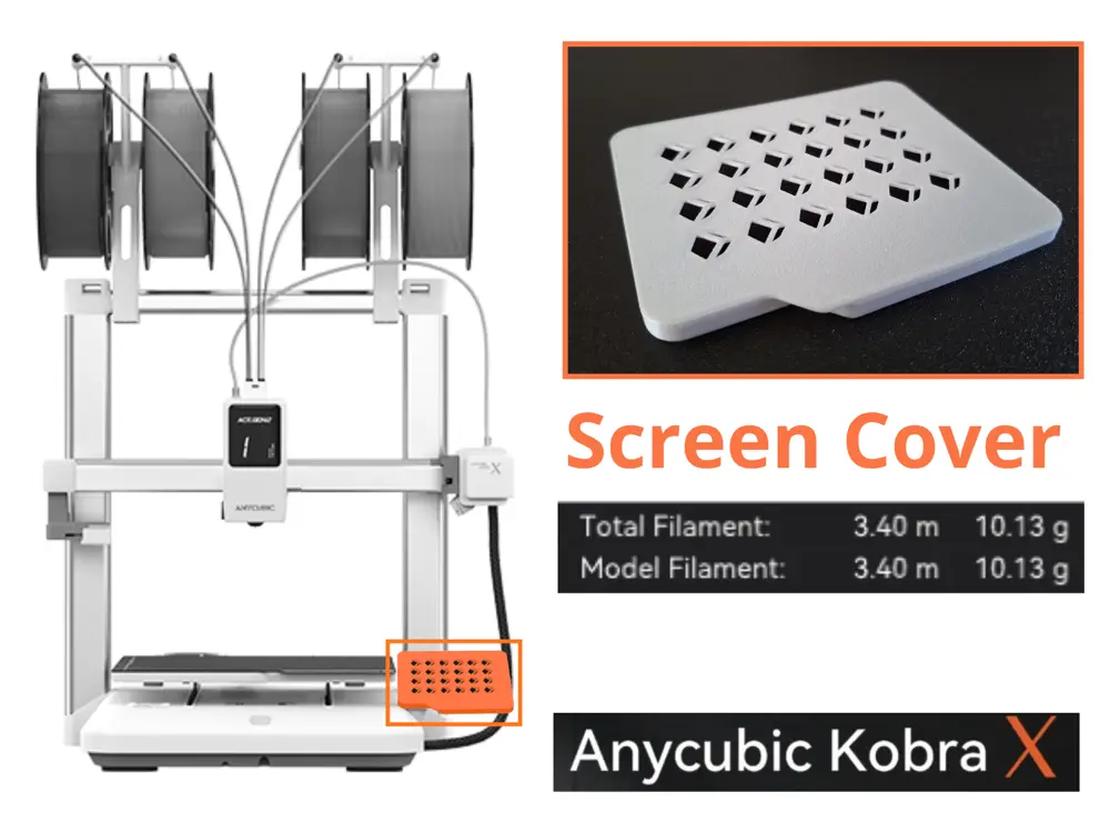 Screen Cover for ANYCUBIC KOBRA X