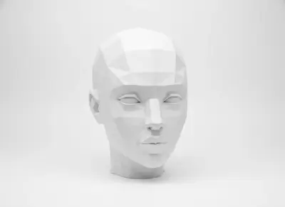 Female Low Poly Head