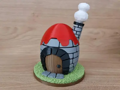 Stone house egg style