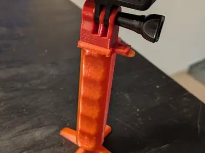 GoPro Handle with stand (pressed nut M5)