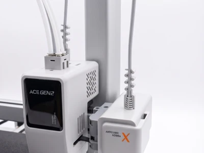 Anycubic Kobra X flexible cable housing