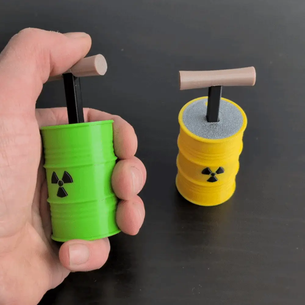 Radioactive Drum Detonator Fidget Toy
