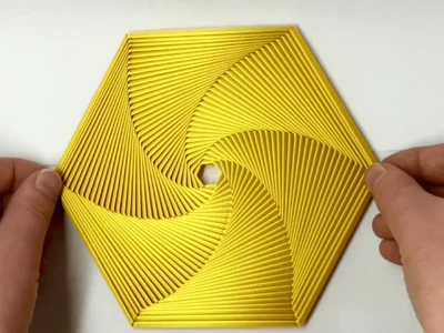 Hexagon SuperFidget 35 Segment PIP Design