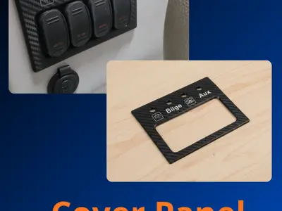 Cover Panel Carbon Texture