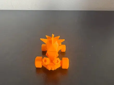 Crash Team Racing Low Poly - Crash Bandicoot