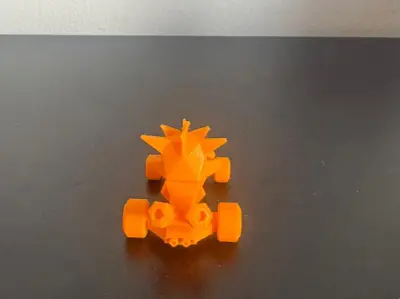 Crash Team Racing Low Poly - Crash Bandicoot