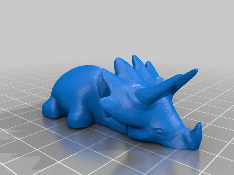 Keychain triceratop _ Smartphone Stand