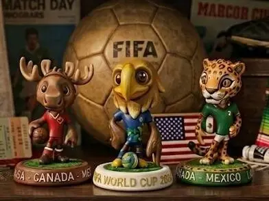 World Cup 2026 Host Mascot Trio, football, soccer