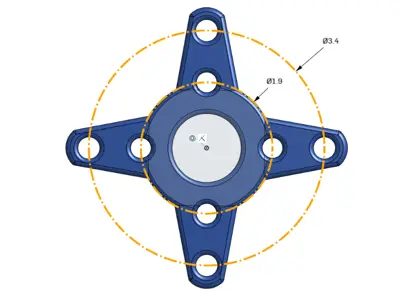 Motor Mount 19x19