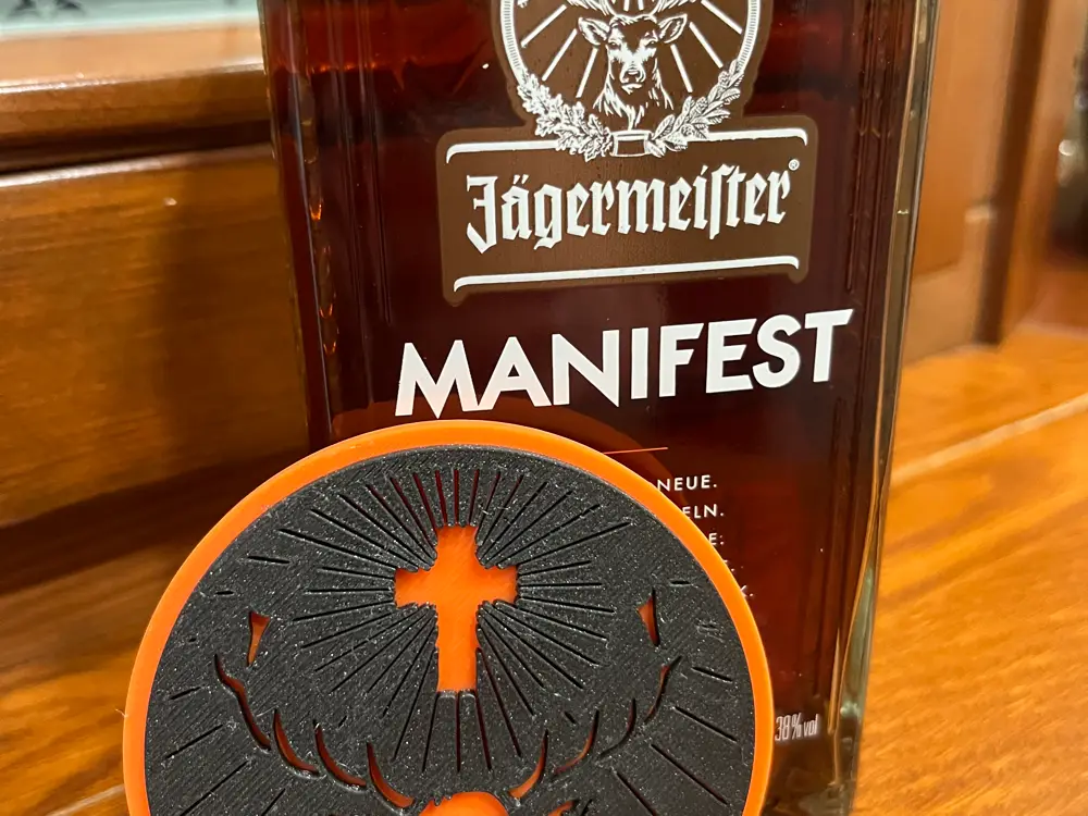 Jagermeister cup coaster