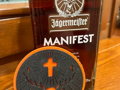 Jagermeister cup coaster