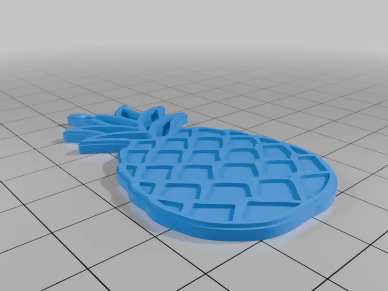 Pineapple Keychain