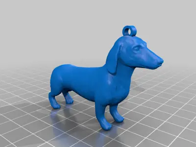 Dachshund Keychain