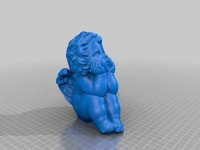 3D Angel Keychain