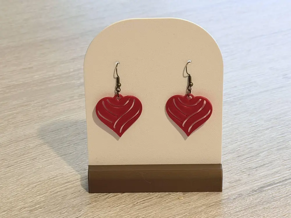New heart earring