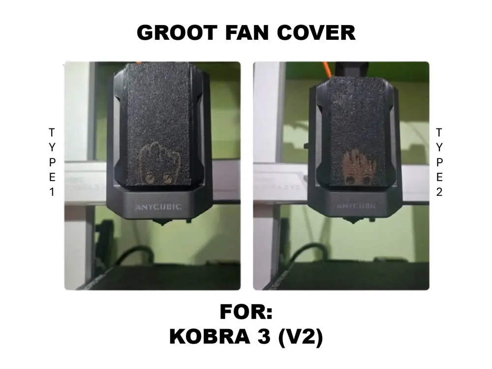 Groot Fan Cover – Kobra 3 (V2)