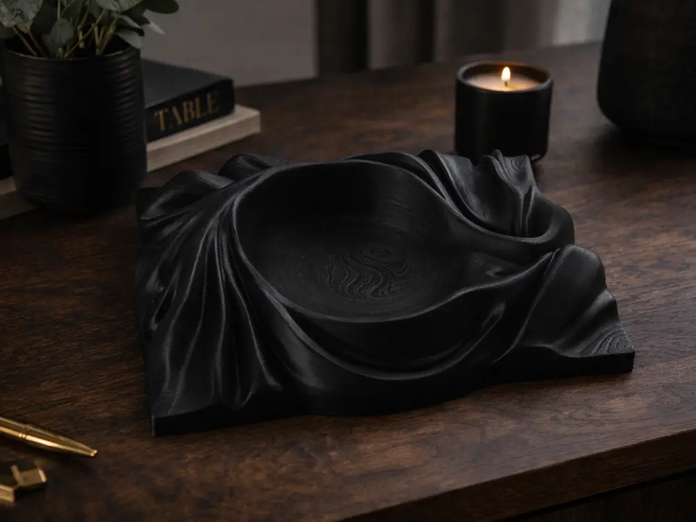 Draped Fabric Tray