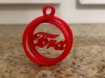 Ford gyro keychain