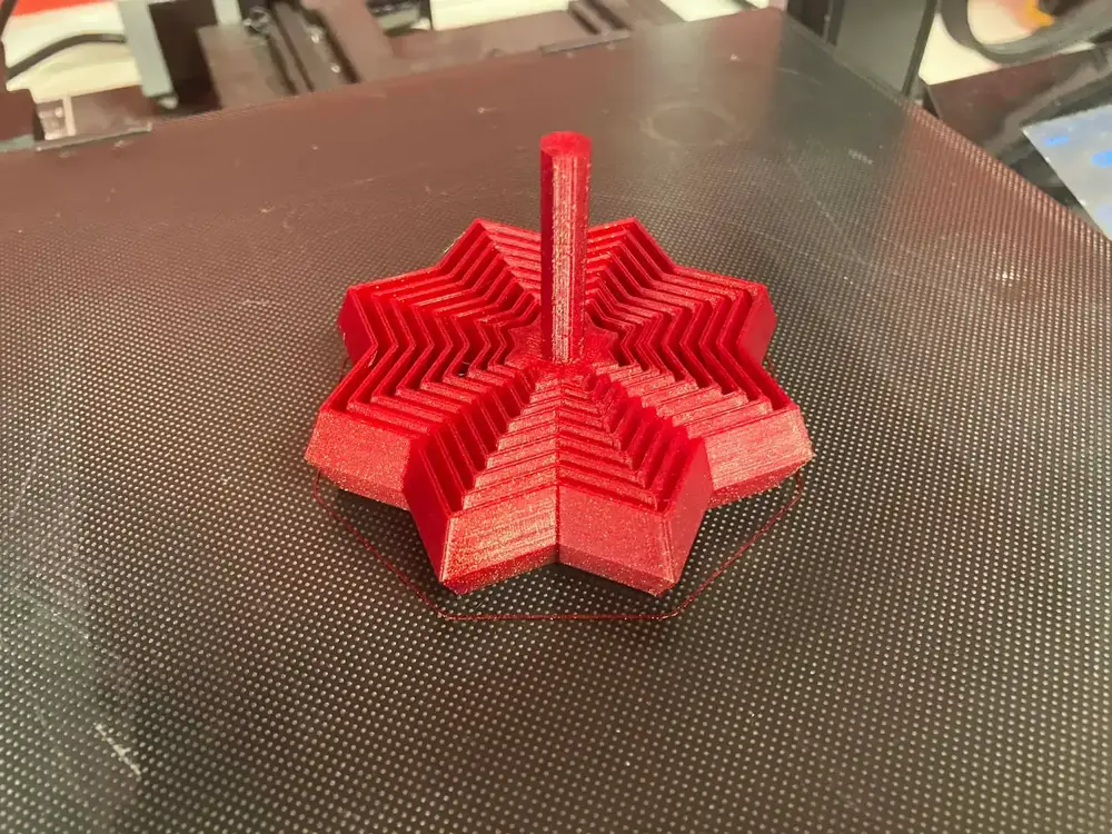 Fidget Star with a handle