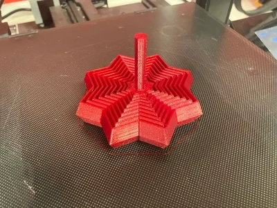 Fidget Star with a handle