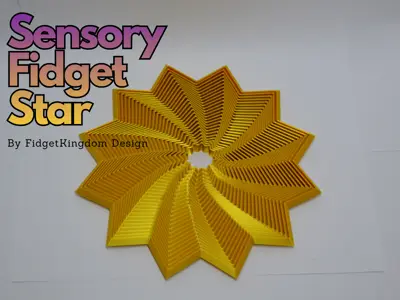 Sensory twist star Superfidget PIP design