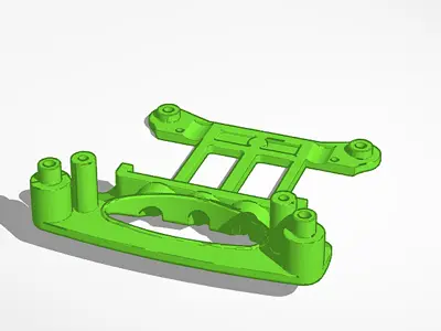 TT-01 front rear bumper support for rc rally or rc rallycross