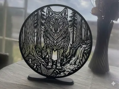 Wolf Decoration