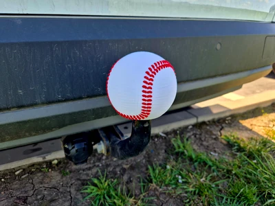 Baseball Hitch Ball cover