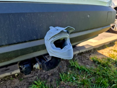 Motocross Helmet Hitch Ball cover