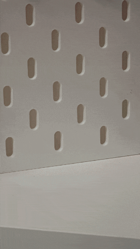 One-Hand Airbrush Palette Dispenser – IKEA Skadis / Skådis Compatible