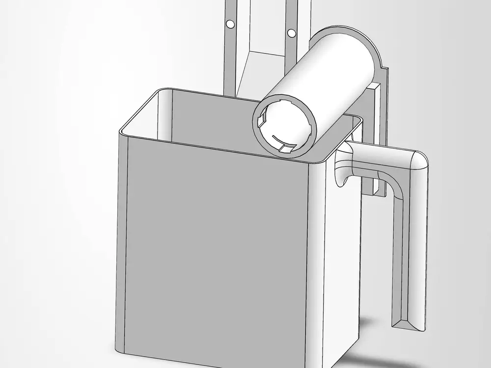 Adapter for connecting the Anycubic AirPure 2.0 to the Anycubic Kobra S1