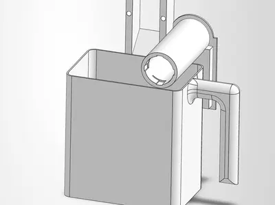 Adapter for connecting the Anycubic AirPure 2.0 to the Anycubic Kobra S1