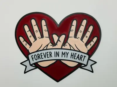 Mother's Day Emblem "Forever in my Heart"