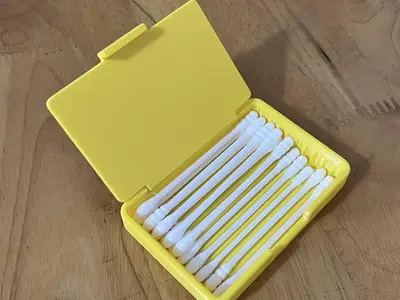 cotton swab storage case